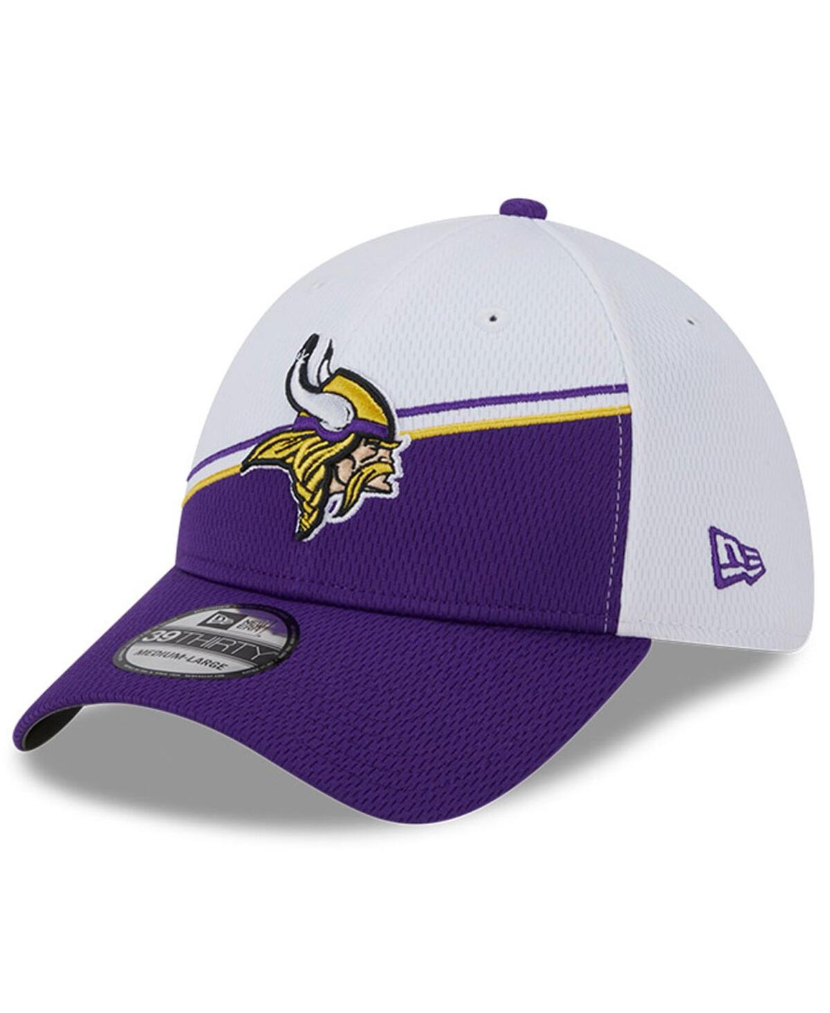 Men's New Era Purple Minnesota Vikings 2023 Sideline 39THIRTY Flex Hat - Purple