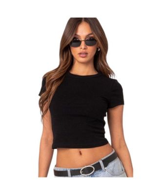 Women's Better Basics cropped t shirt