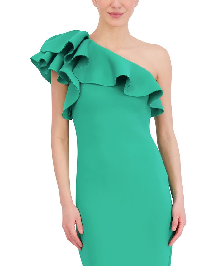 Eliza J Women's Ruffled One-Shoulder Dress - Macy's