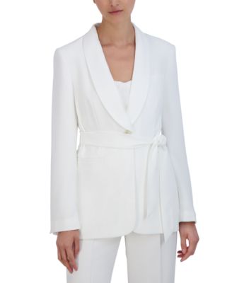 BCBG NEW YORK - Women's Shawl-Lapel Belted Blazer