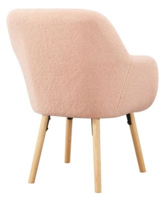 25.25" Sherpa Charlotte Accent Chair