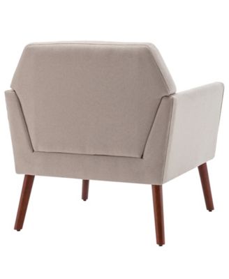 30" Polyester Andy Mid Century Modern Accent Lounge Armchair