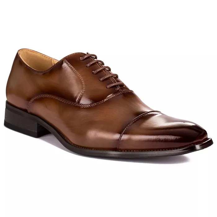 Lace-up Cap Toe Dress Oxfords Shoes