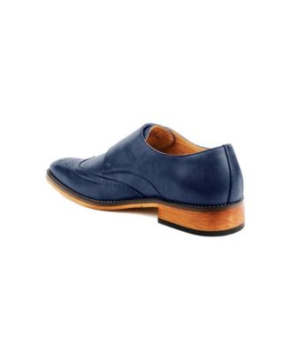 Men's Monk Strap Brogue Dress Shoes