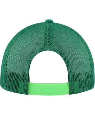 Men's White, Green Mountain Dew Foam Trucker Adjustable Hat