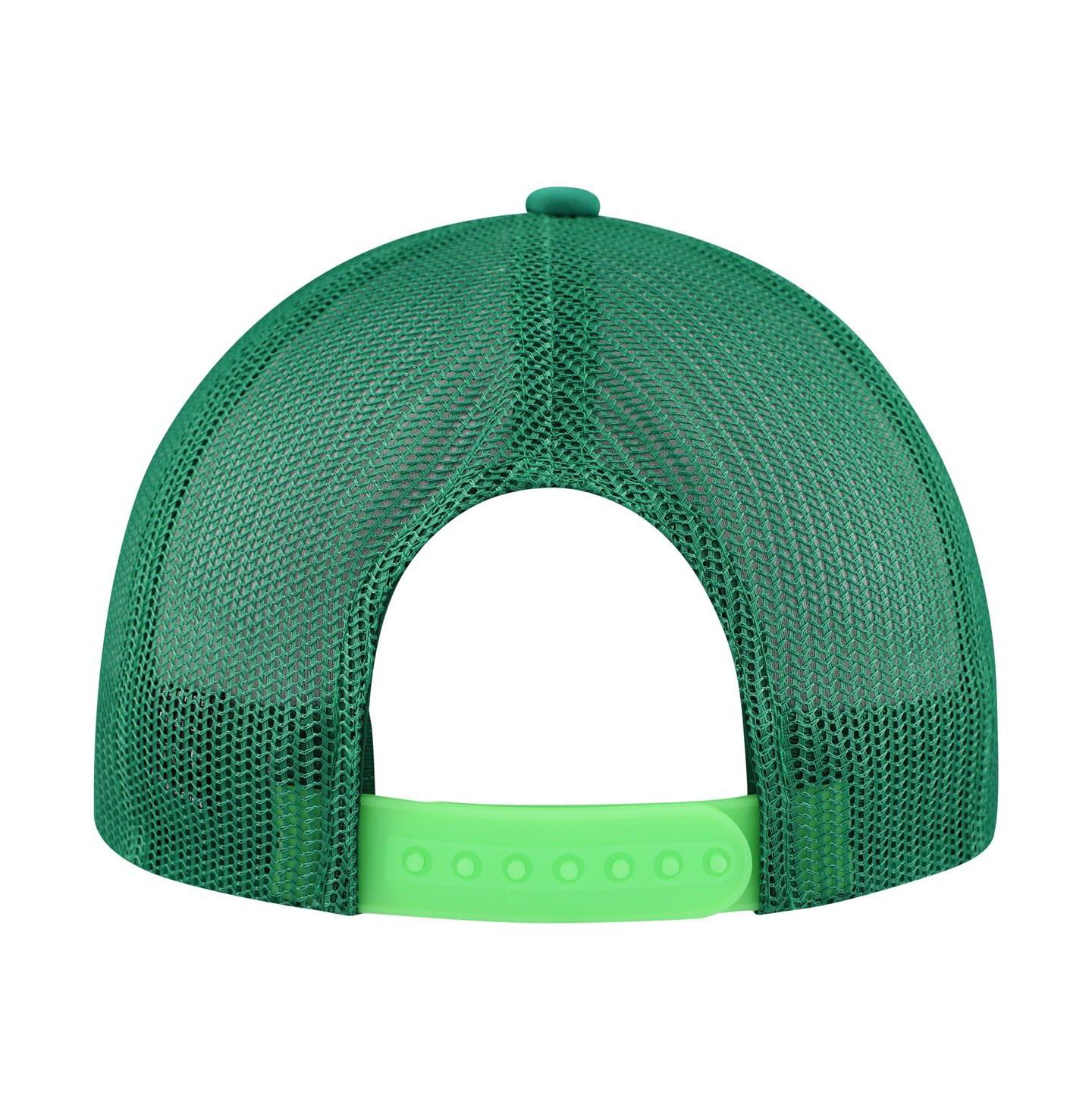 Мужская кепка Lids White, Green Mountain Dew Foam Trucker Adjustable Hat — фото 2