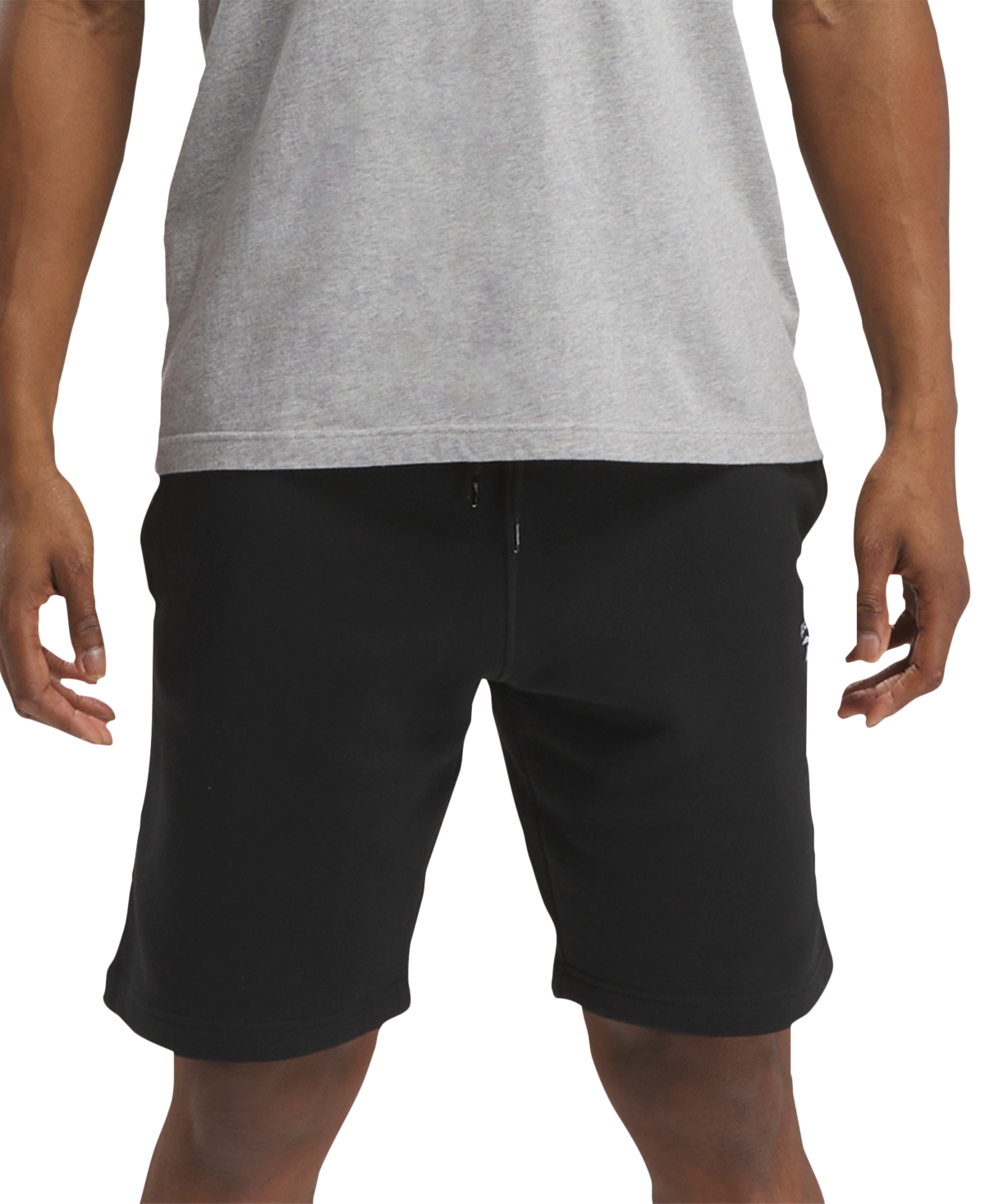 Men's Identity Small Logo Fleece Shorts - Navy/ Red / White