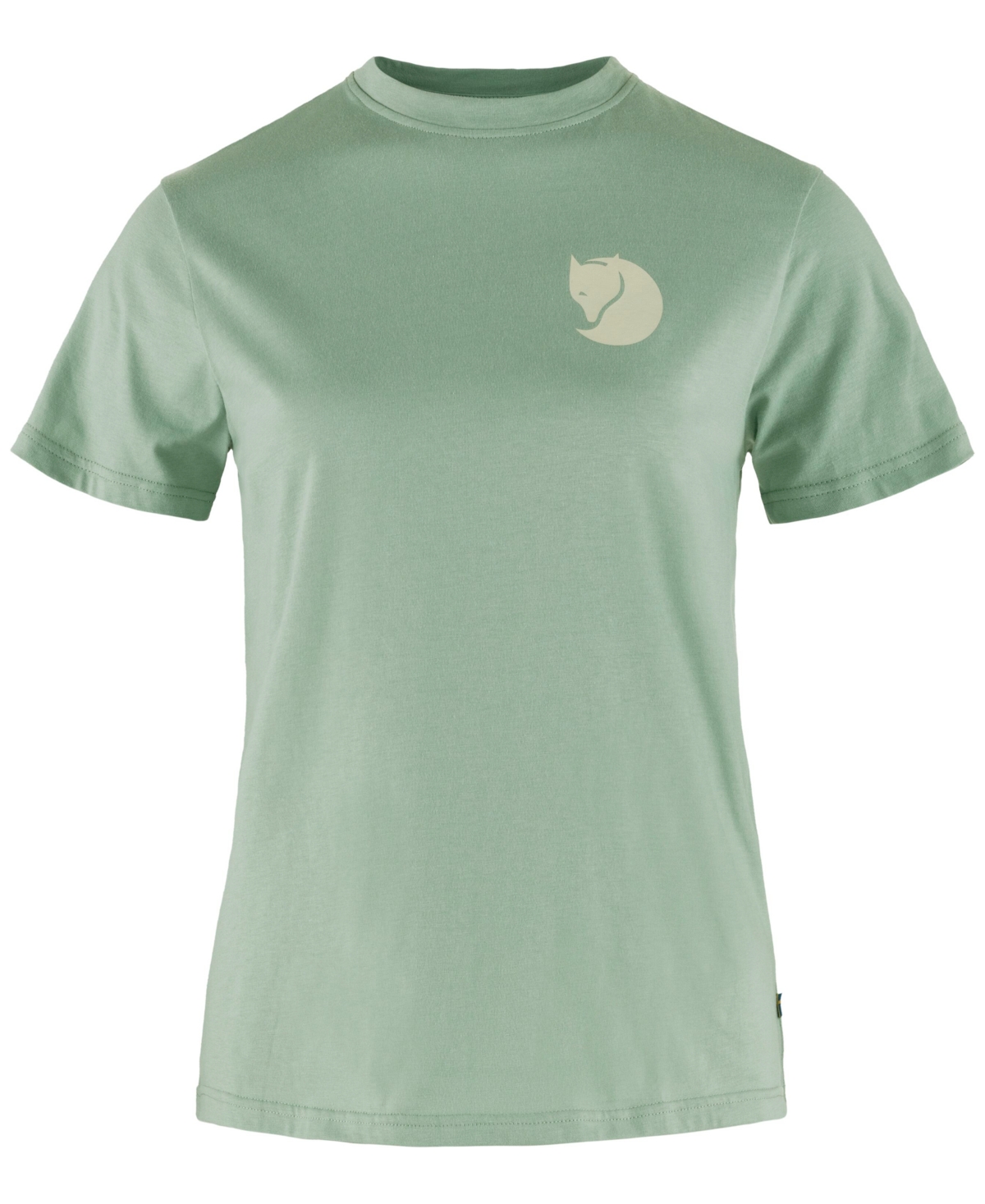 Women's Fox Logo Crewneck Short-Sleeve T-Shirt - MISTY GREEN
