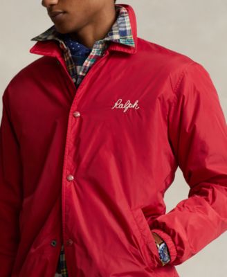 Polo Ralph Lauren Men's Water-Repellent Coach Jacket - Macy's