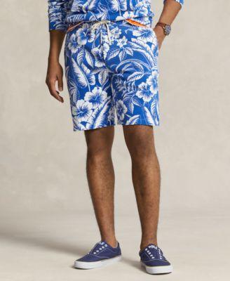 폴로 랄프로렌 Polo Ralph Lauren Mens 8.5-Inch Tropical Floral Spa Terry Shorts,Monotone Tropical
