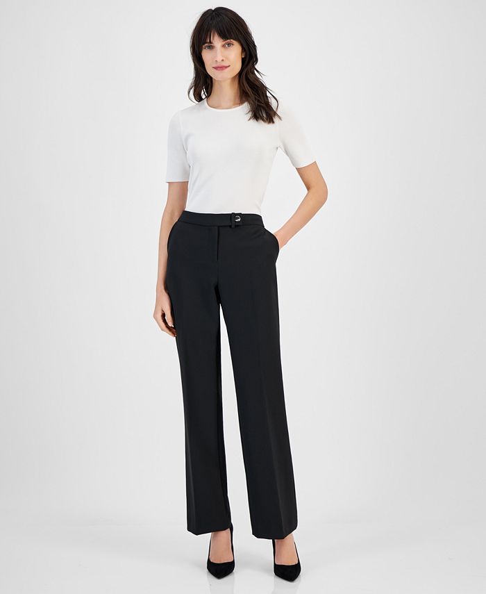 Anne Klein High Rise Wide Leg Pants Size 12