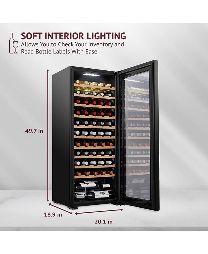 Schmécké Schmecke 55Bottle Wine Cooler, Large Freestanding Wine Fridge