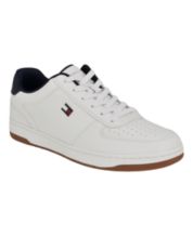 Tommy hilfiger white shoes men clearance