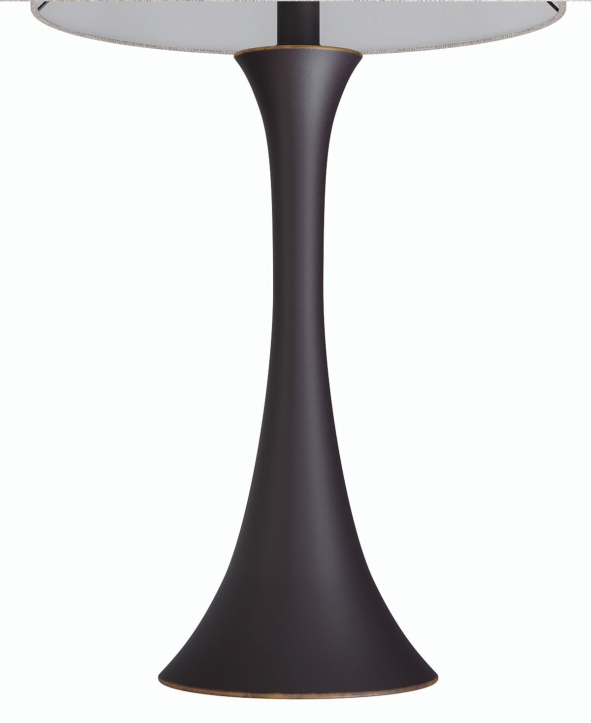 Shop Lumisource Lenuxe 24.25" Metal Table Lamp In Bronze,natural Tan