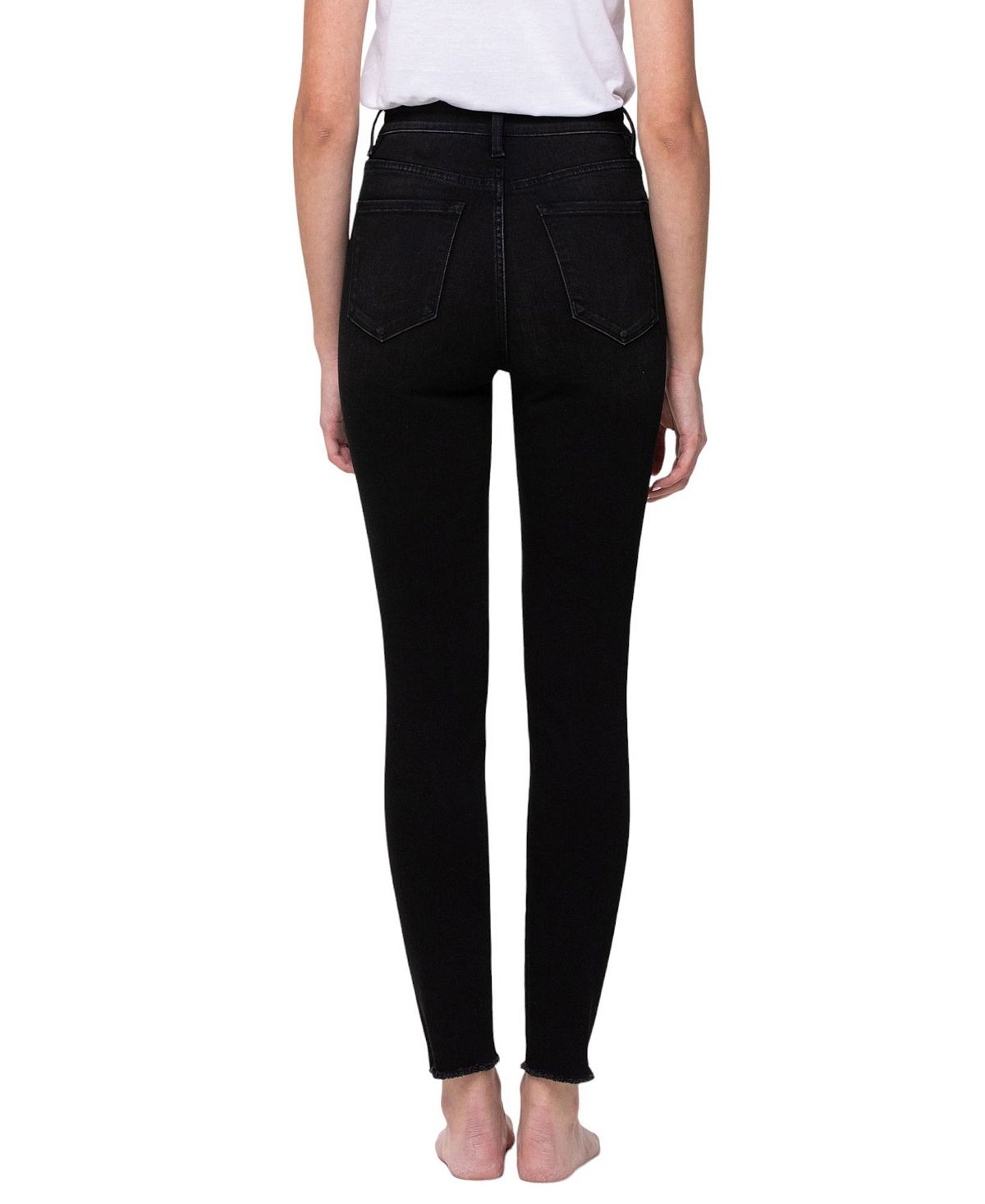 Vervet Women's Super High Rise Ankle Skinny Jeans view 3 — MAYCSS fashion products