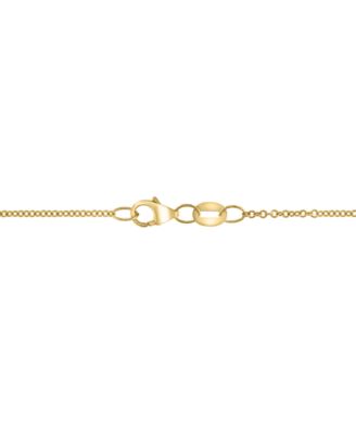 EFFY® Ruby (1/2 ct. t.w.) & Diamond (1/2 ct. t.w.) Openwork Cross 18" Pendant Necklace in 14k Gold