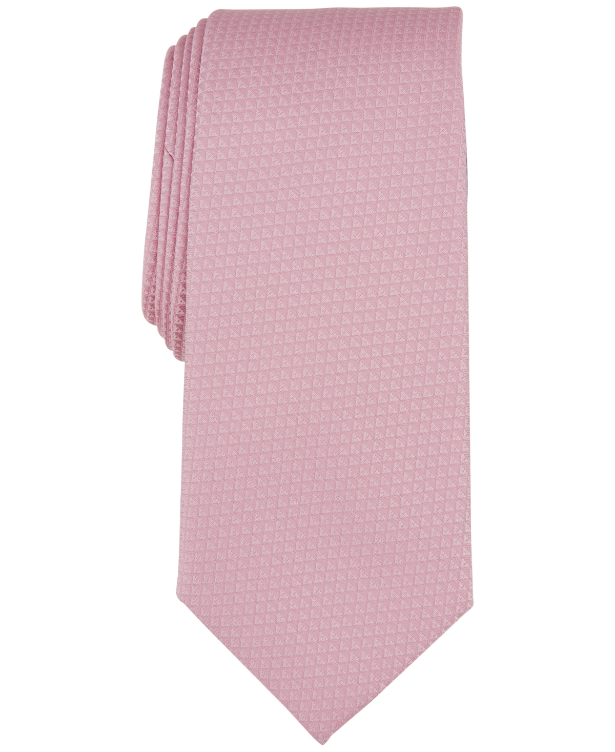 Alfani Men's Windhill Solid Tie, Created For Macy's In Pink
