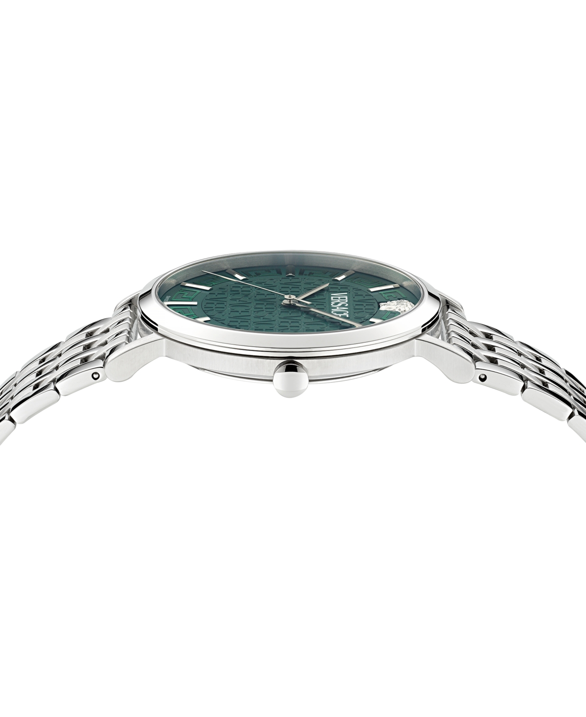 Shop Versace Unisex Swiss Stainless Steel Bracelet Watch 40mm