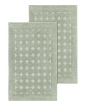 Sinemis Circle Design 2-Pc. Bath Mat Set