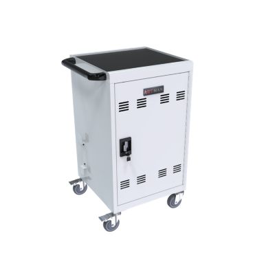 Mobile Charging Cart And Cabinet For Tablets Laptops 32-Device.