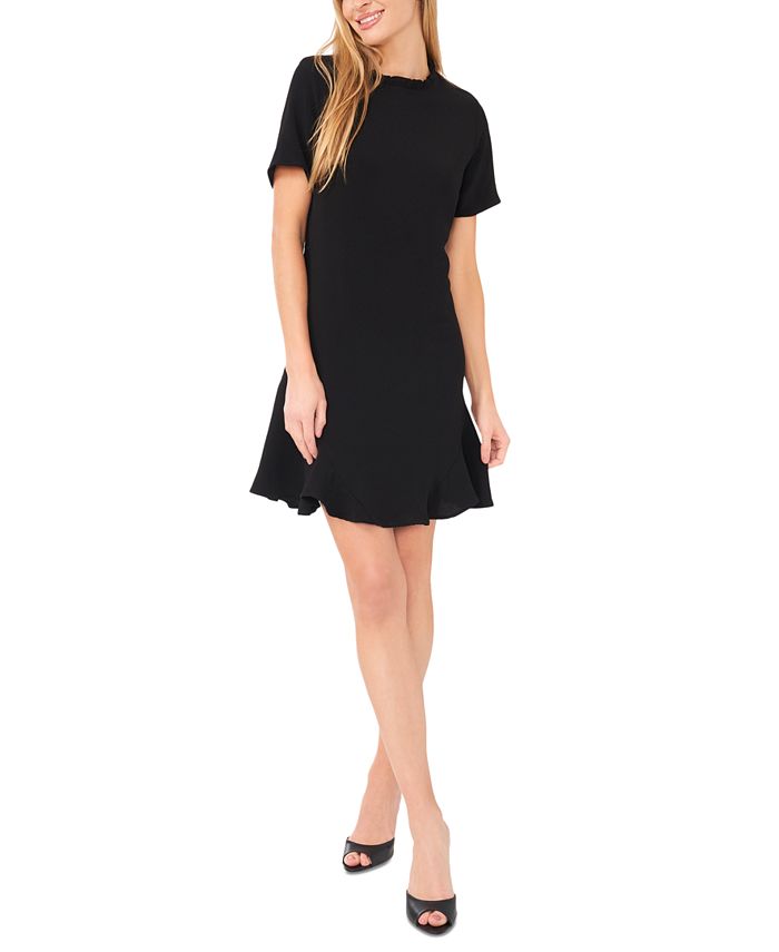 Cece ruffle detail shop drop waist dress