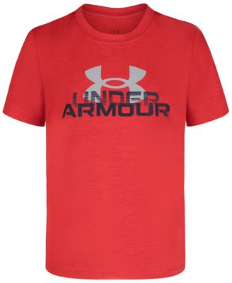 Under Armour - Little Boys Fade Wordmark Logo Graphic Short-Sleeve T-Shirt