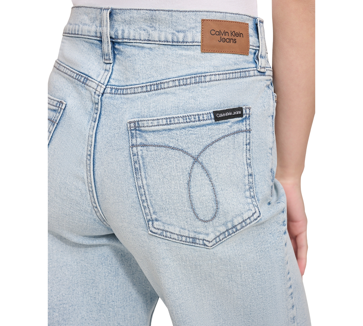 Shop Calvin Klein Jeans Est.1978 Women's '90s-fit High-rise Cropped Denim Jeans In Ryder
