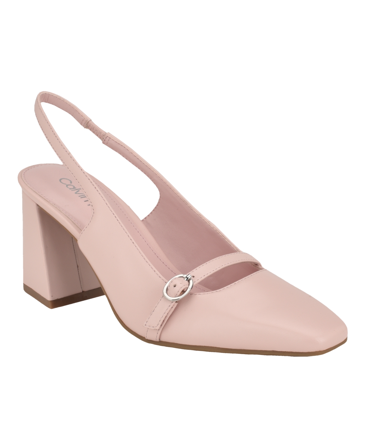 Calvin klein block heel pumps discount