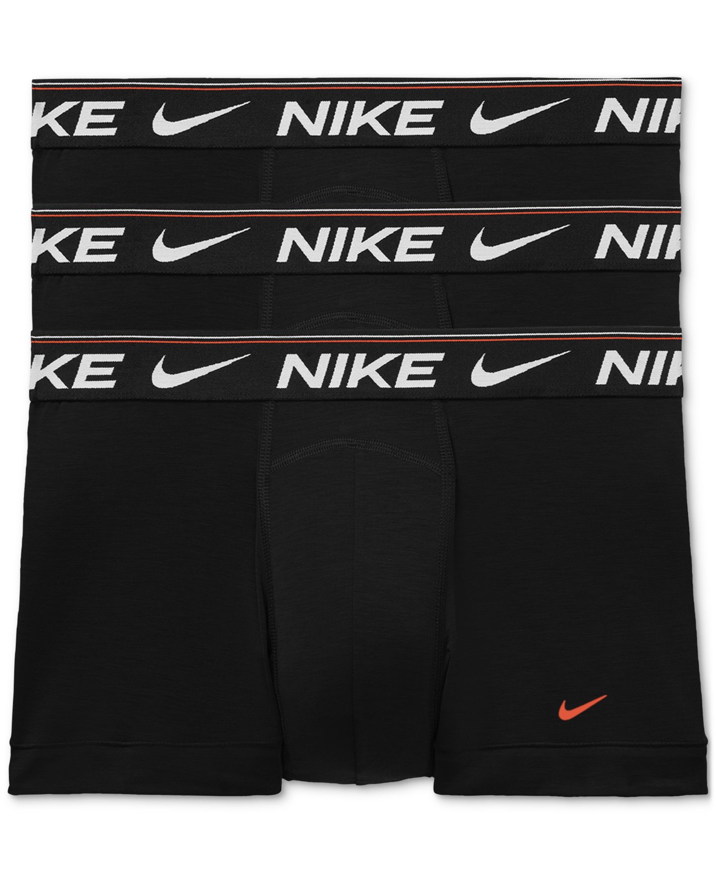 Бельё Comfort для мужчин, 3 шт. — Nike, цвет: Чёрный — фото 1