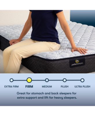 Perfect Sleeper Blue Lagoon Night 12" Firm Mattress Set, Queen Split