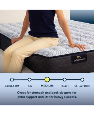 CLOSEOUT! Perfect Sleeper Blue Lagoon Night 13.5" Medium Mattress-Queen