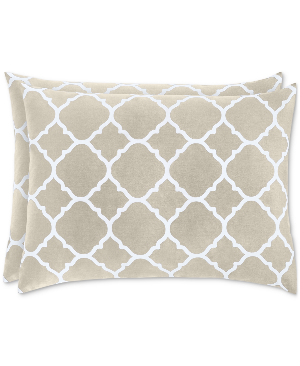 Charter Club Damask Designs Geometric Dove 3-Pc. Duvet Cover Set, King, Exclusively at Macy's