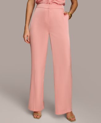 Donna Karan New York - Women's Straight-Leg Satin Pants
