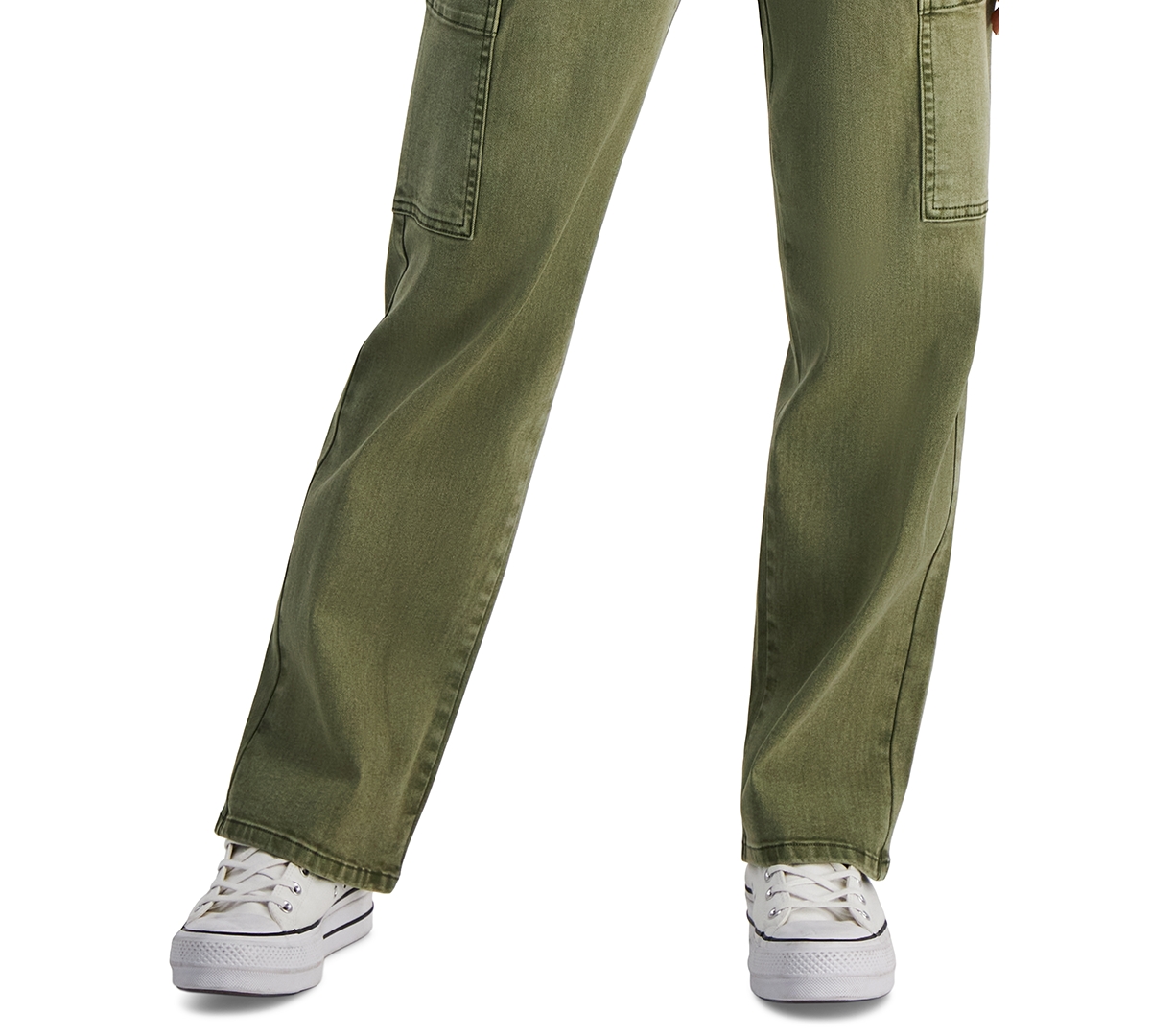 Dollhouse Juniors' Wide-Leg Mid-Rise Pants