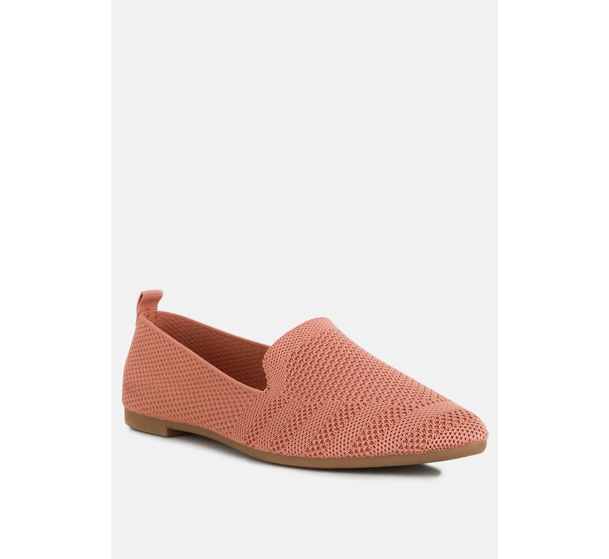 London Rag Akili Knit Textile Solid Flats