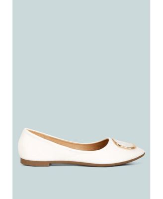 Womens Karder Brooch Detail Ballet Flats