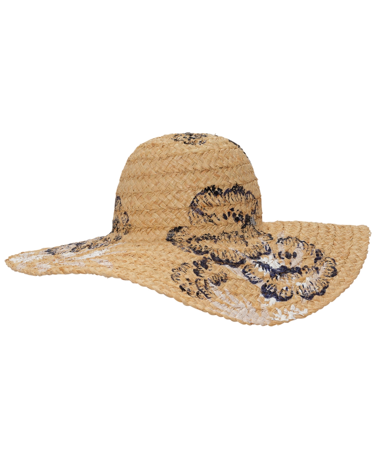 Painted Sun Hat - Natural