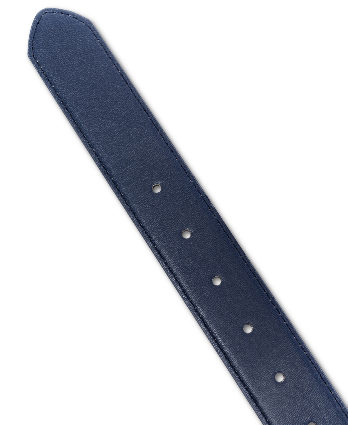 On 34th Women's Covered-Buckle Faux-Leather Belt, Created for Macy's