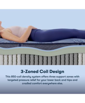 Perfect Sleeper Dazzling Night 12" Medium Hybrid Mattress Set, Full