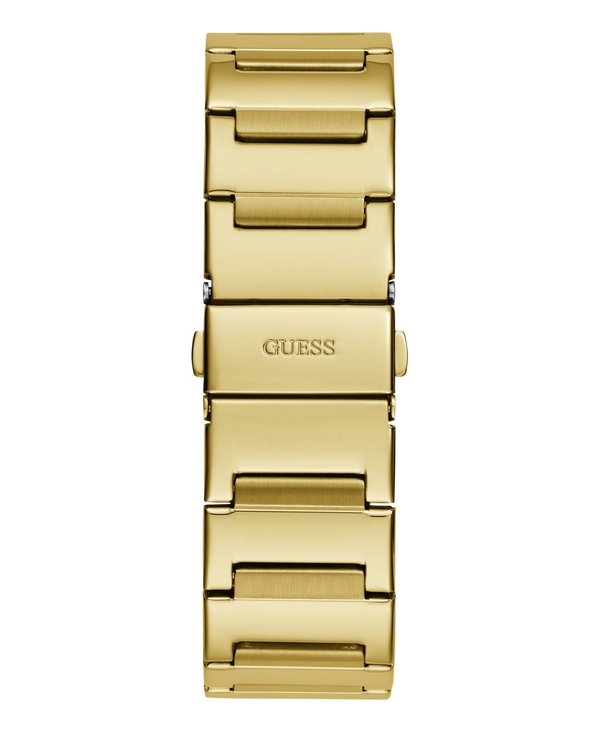 Shop Guess Men's Analog Gold-tone 100% Steel Watch 44mm