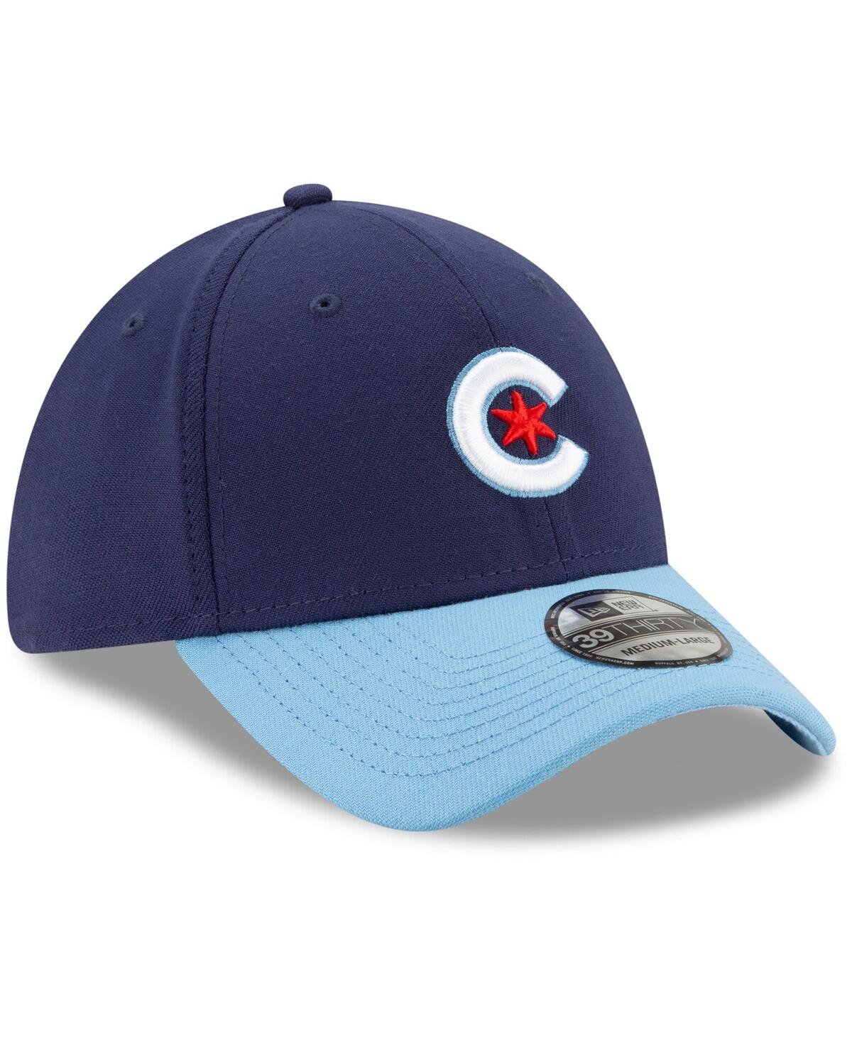 Men's New Era Light Blue Chicago Cubs 2021 City Connect 39THIRTY Flex Hat - Light Blue