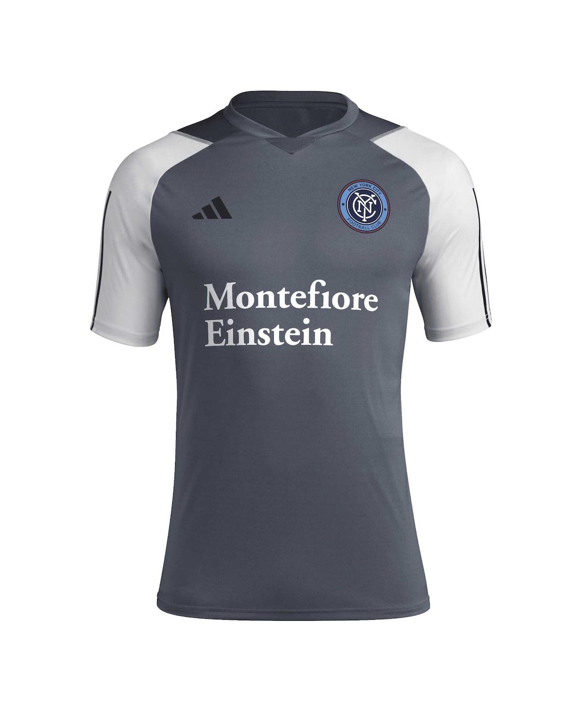 Men's adidasNew York City Fc 2024 Aeroready Training Jersey - Gray