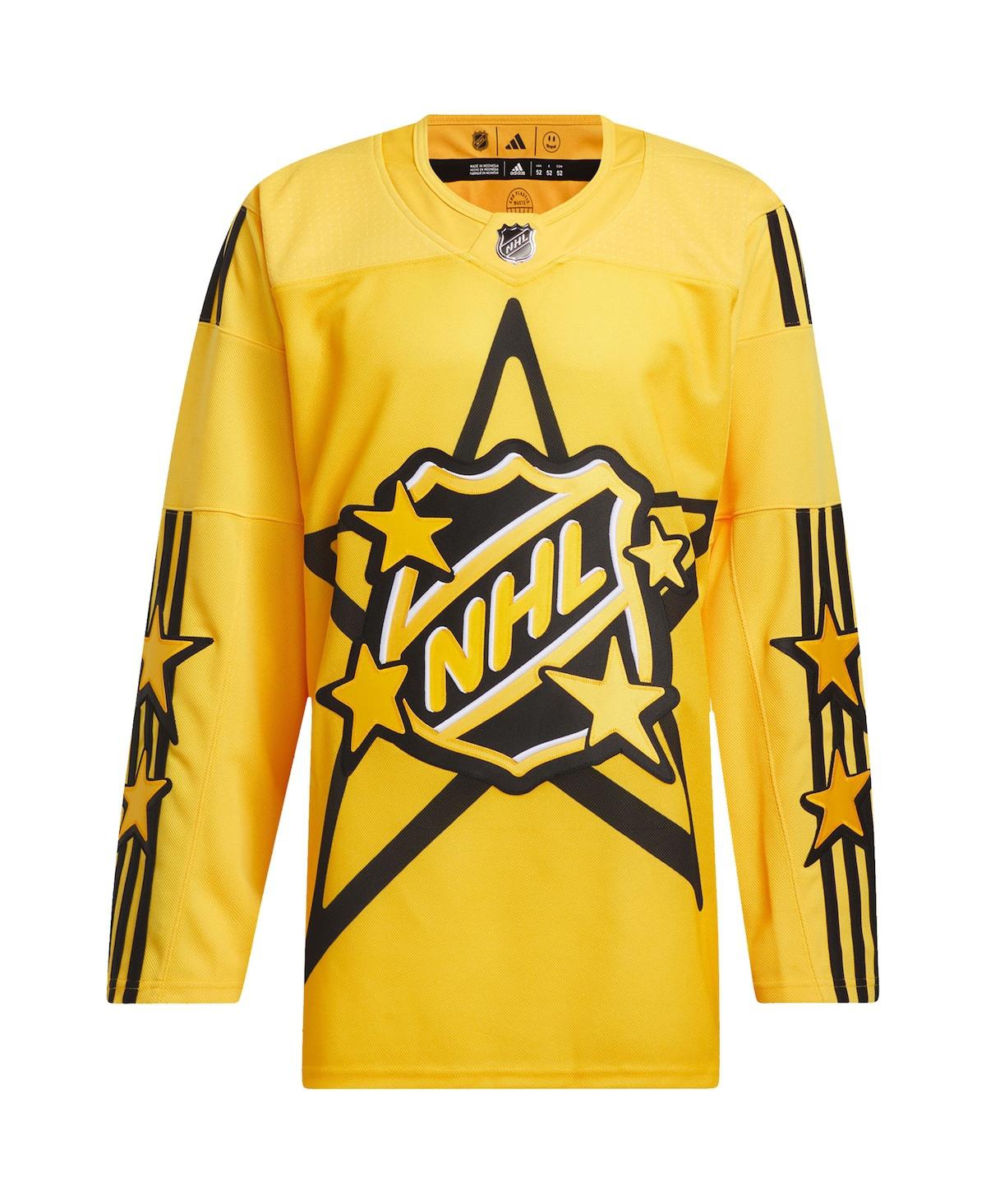 Men's 2024 Nhl All-Star Game adidas x drew houseAuthentic Jersey - Yellow