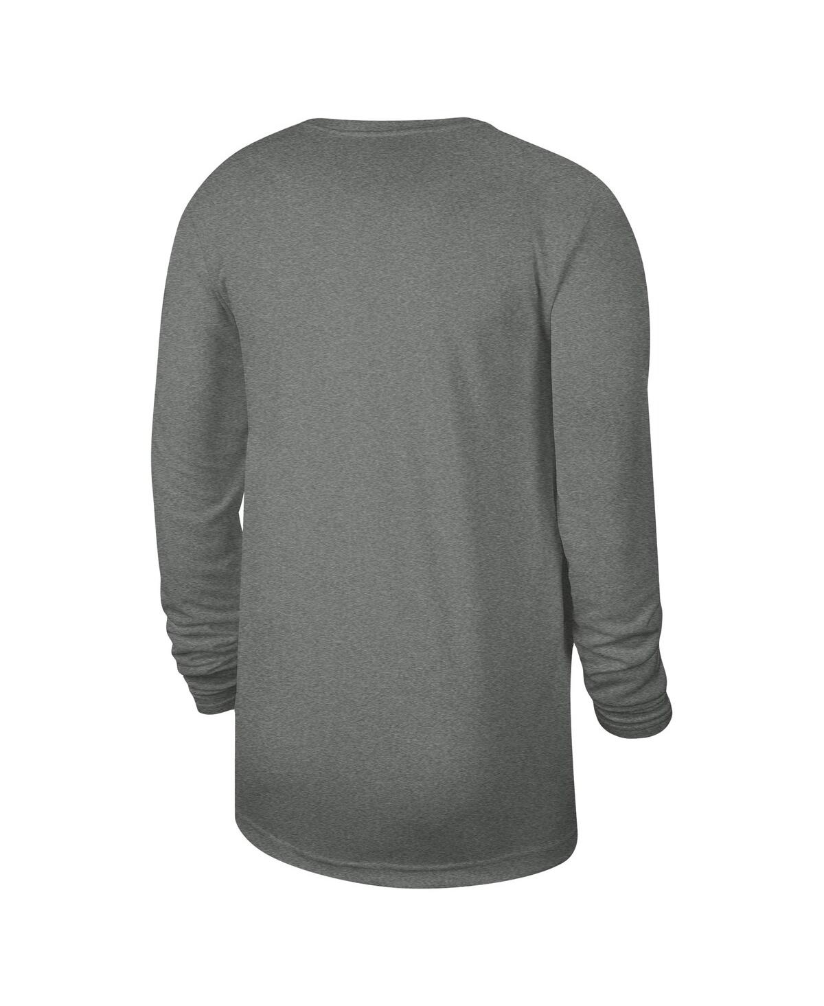 Nike Men's And Women's  Heather Gray Chicago Bulls 2023/24 Legend On-court Practice Long Sleeve T-shi In Heather Gray