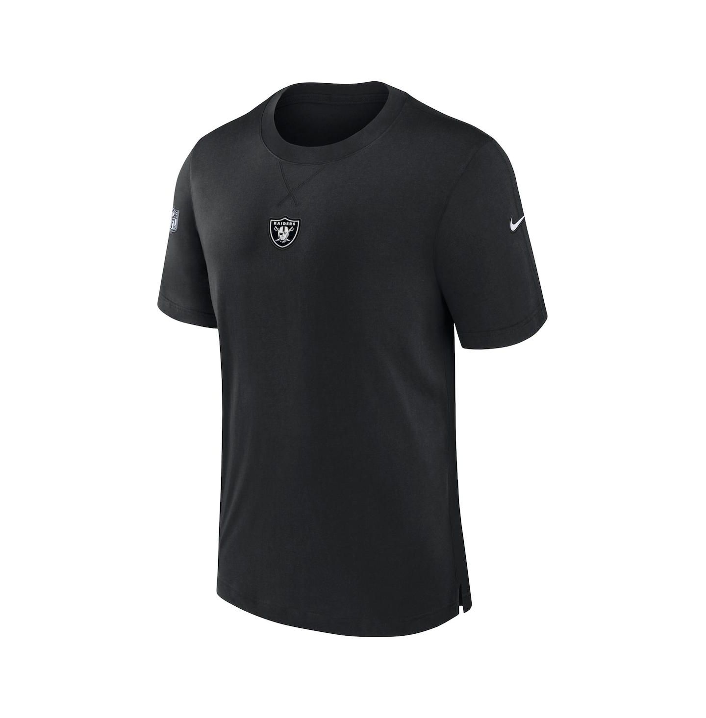 Мужская футболка Nike Black Las Vegas Raiders 2023 Sideline Performance — фото 3