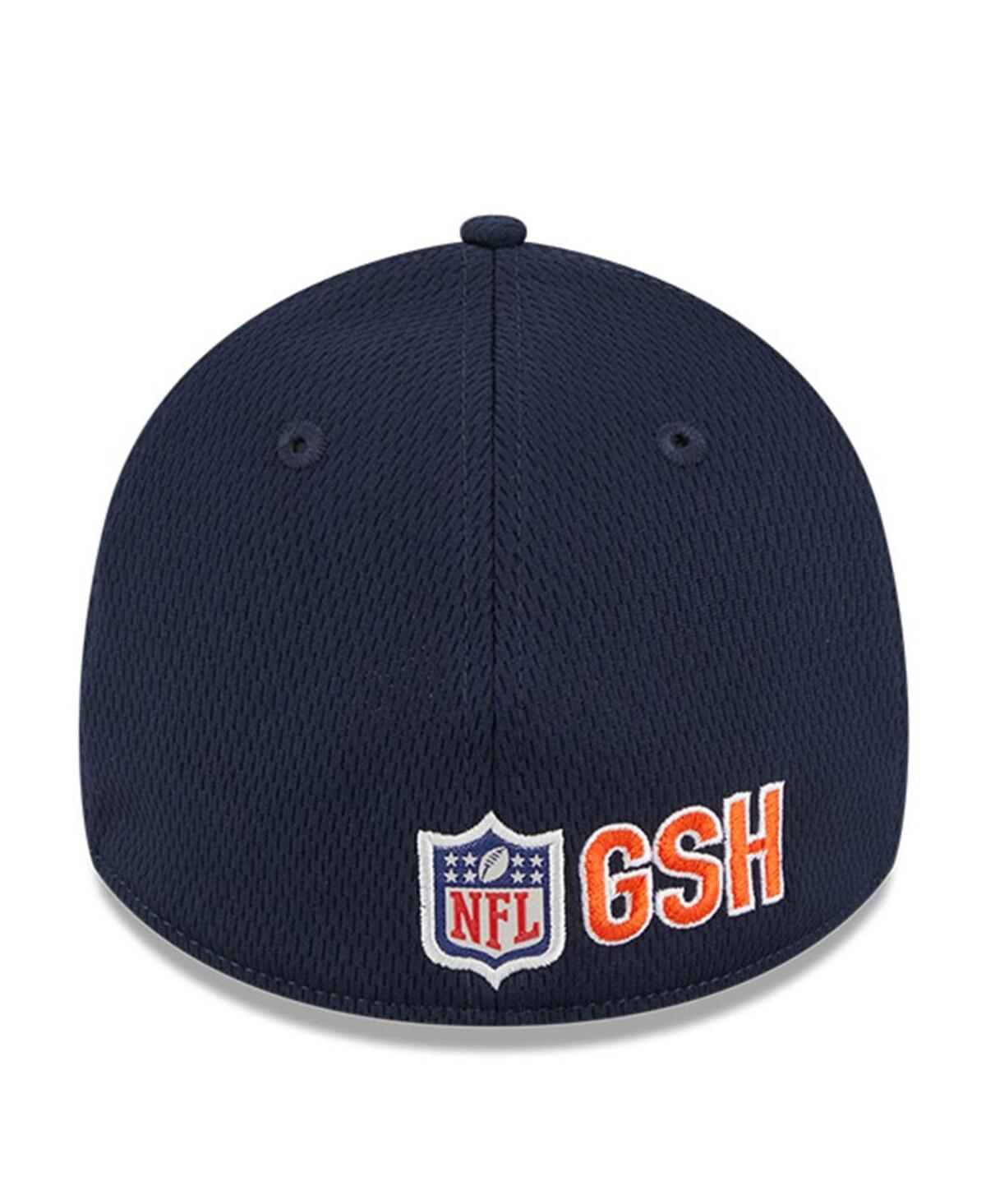 New Era Navy Chicago Bears 2023 Nfl Training Camp Alternate Logo 39thirty Flex Fit Hat In Navy