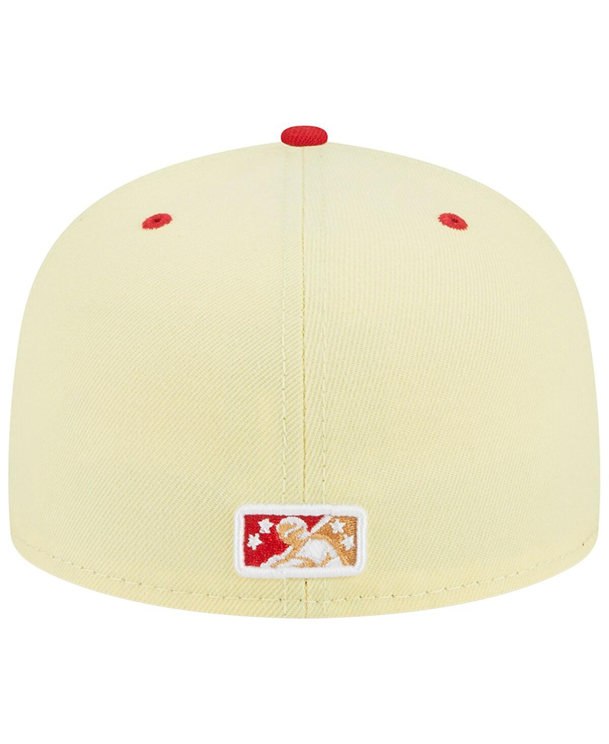 Men's New EraAugusta GreenJackets Theme Nights Augusta Pimento Cheese 59FIFTY Fitted Hat - Yellow