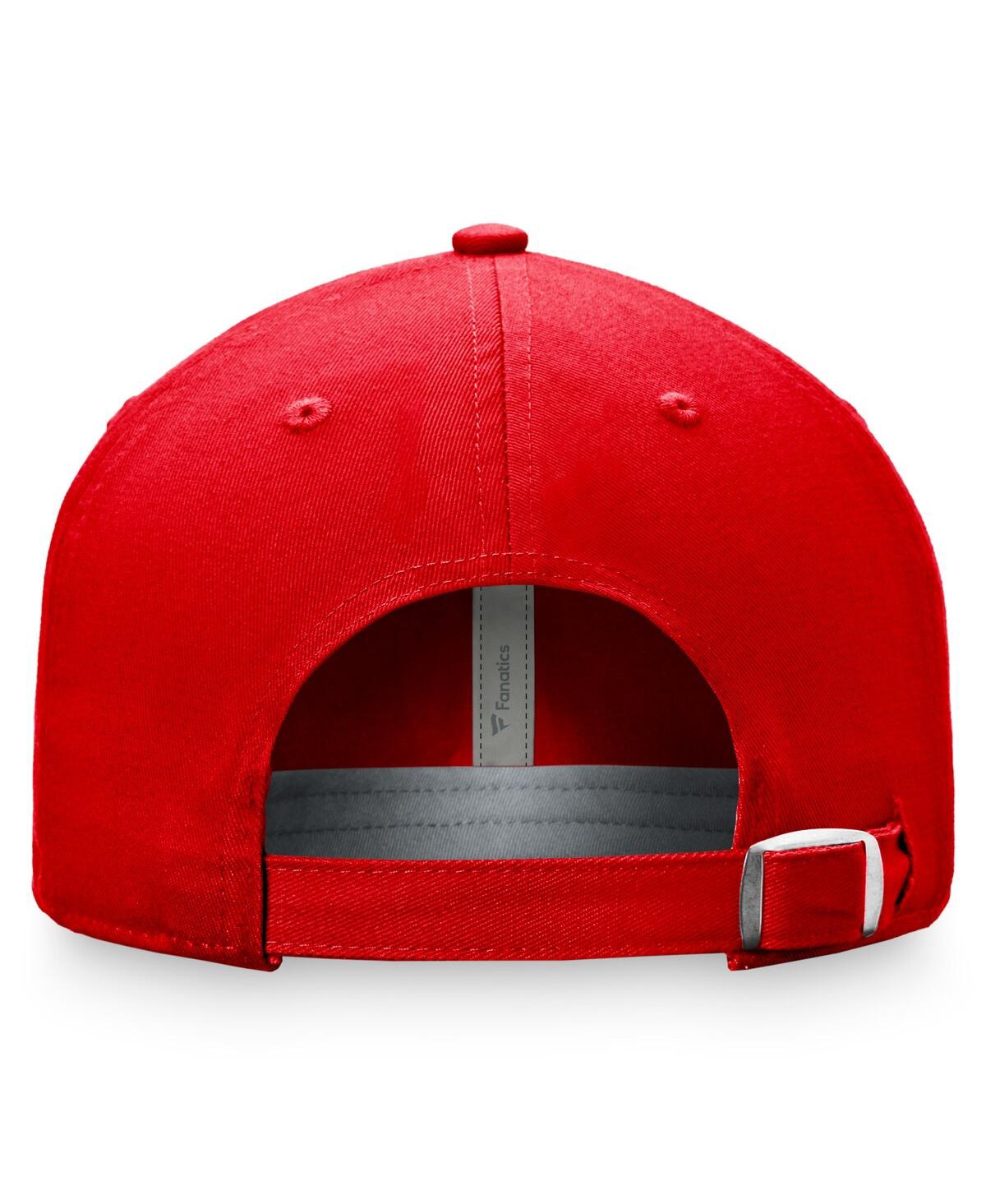 Fanatics Men's  Red Distressed Washington Capitals Heritage Vintage-like Adjustable Hat In Red