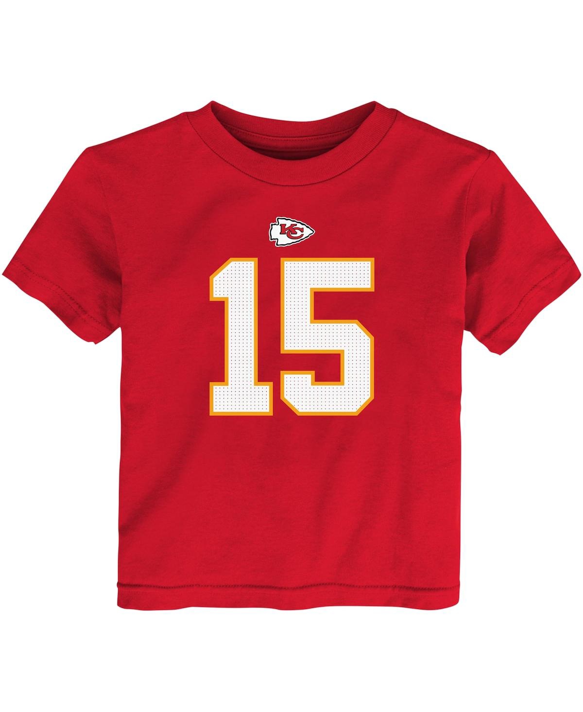 Toddler Boys and Girls Nike Patrick Mahomes Red Kansas City Chiefs Player Name Number T-shirt