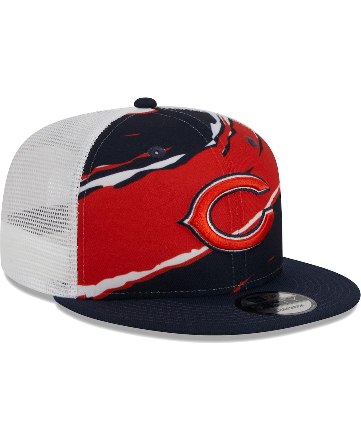 Men's New Era Navy Chicago Bears Tear Trucker 9FIFTY Snapback Hat